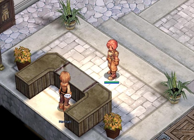 คุยกับ NPC Merchant